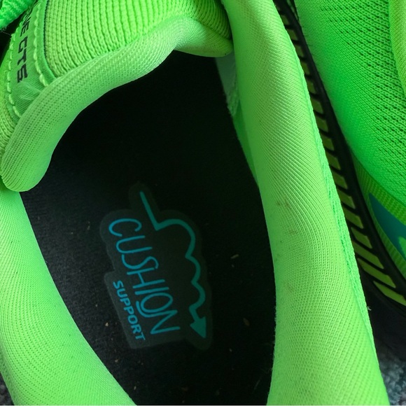 Brooks Adrenaline GTS 23 Running Shoe Men Sz 10 Wide (2E) Green Gecko EUC - Picture 7 of 9